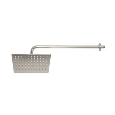 Regadera de plato delgado  cuadrada 10" MOD 45774
