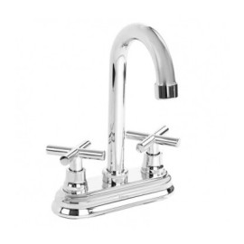 Mezcladora ecologica 4" tipo bar alto para lavabo MOD. 4061