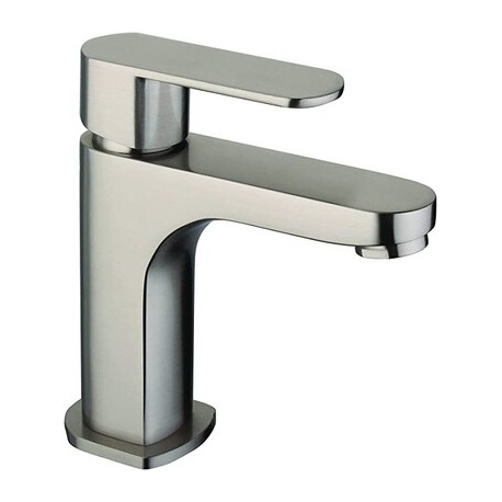 Monomando ecologico corto para lavabo satinado MOD. 4438.9