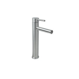 Monomando a muro para lavabo INOX negro MOD. 9036INOX.2