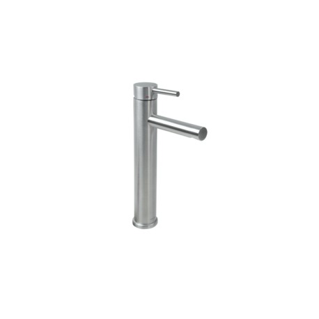 Monomando a muro para lavabo INOX negro MOD. 9036INOX.2