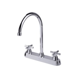 Mezcladora de 8" para cocina con cubierta y manerales LEBARON MOD. 324LB