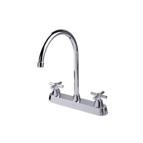 Mezcladora de 8" para cocina con cubierta y manerales LEBARON MOD. 324LB