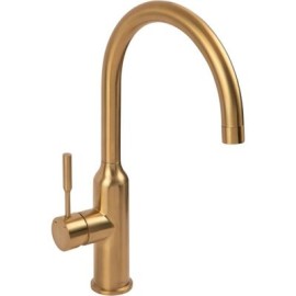 Monomando INOX sencillo para cocina bronce MOD 9494.8INOX