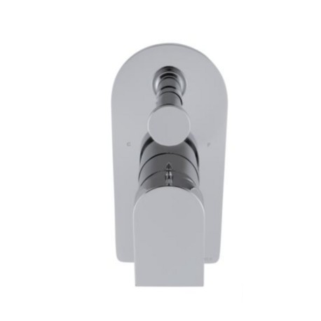 Monomando con desviador para regadera JYM negro mate MOD 9441JM.2