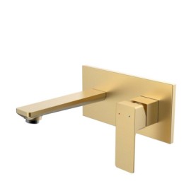 Monomando alto para lavabo ROW Brushed Gold MOD. TB43.031BG