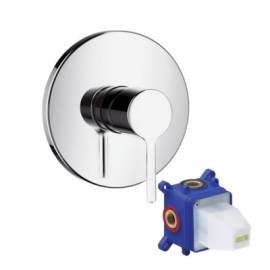 Monomando de empotrar para regadera Negro Mate MOD. TB32.101NEGRO