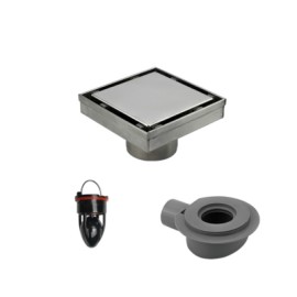 Regadera redonda 5 funciones cromo MOD. TB60.905