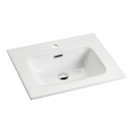 Lavabo Blanco cuadrado LC-028
