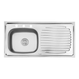 Mezcladora de Empotrar Individual para Regadera Satín MR-1003-S