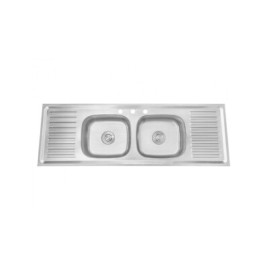 Salida de tina a muro INOX satín MOD. 9039INOX.9