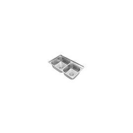 Mezcladoras para lavabo, cuello curvo, taladros separados MOD 46757