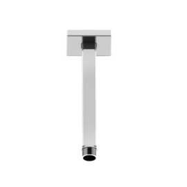 Regadera de cebolla conbrazo y chapetón negro mate MOD. 3031B.2