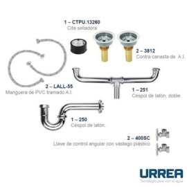 Monomando de lavabo a la pared 35088