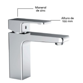 Mezcladora para fregadero 8" MOD. CE021