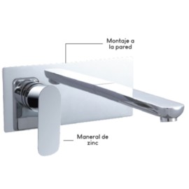Mezcladora para fregadero 8" MOD. VP50.074