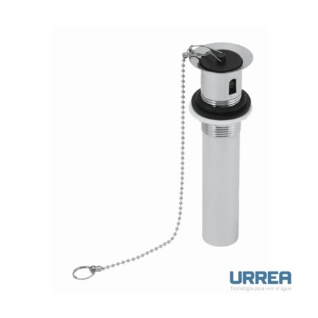Monomando para regadera con botón piezoeléctrico y termostato MOD. WE61.371