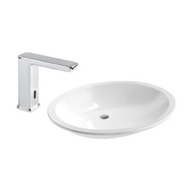 Monomando corto para lavabo EDGE Nickel Brushed MOD. WS60.011NB