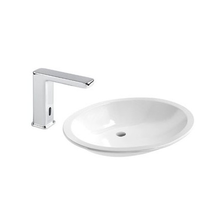 Monomando corto para lavabo EDGE Nickel Brushed MOD. WS60.011NB