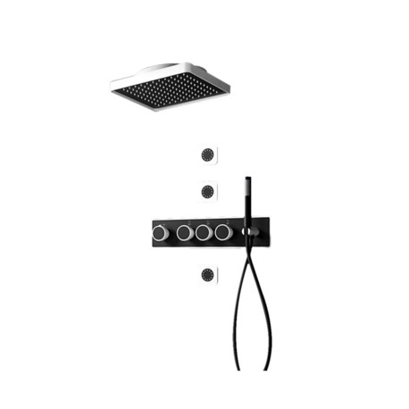 Toallero de barra 30 cm S8 SWAROVSKI cromo MOD. S161874